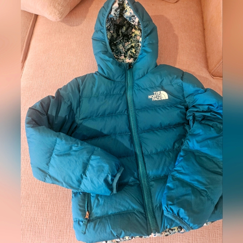 North Face reversible kids puffa jacket